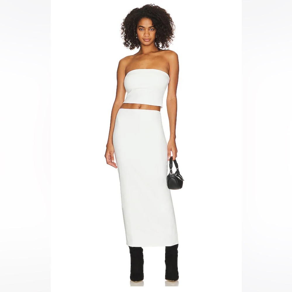 WORN ONCE x Maggie MacDonald Eulla Maxi Skirt in Ivory